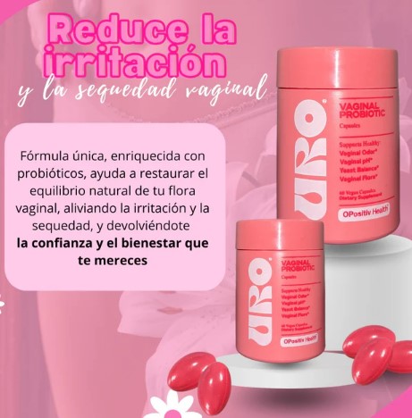 Probioticos vaginales URO 60 capsulas